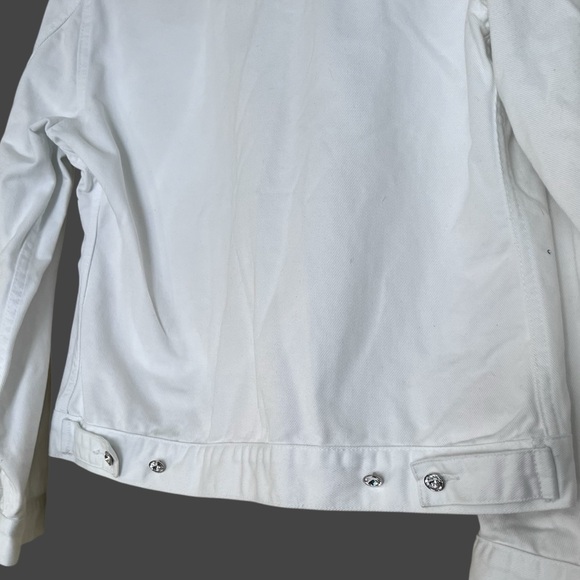 Vintage Christine Alexander White Rhinestone Studded Jean Jacket - Picture 7 of 10